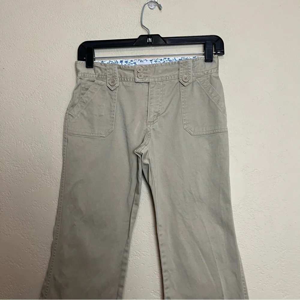 5 for $30 Old navy girl boot cut mid rise uniform pants‎ size 8-1/2